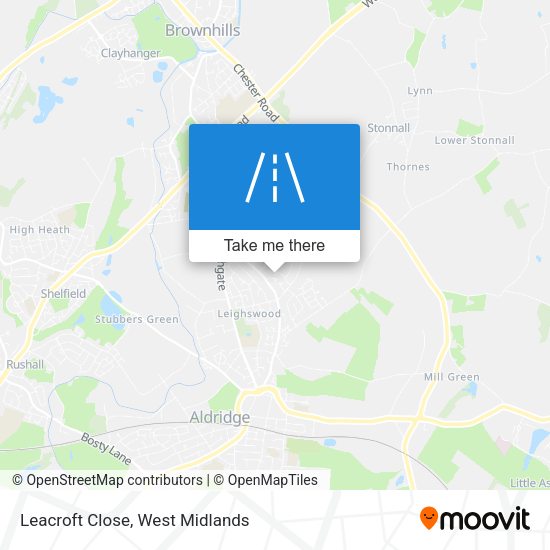Leacroft Close map