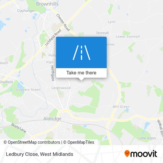 Ledbury Close map