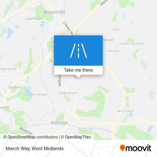 March Way map