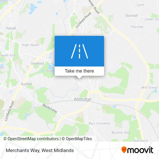 Merchants Way map