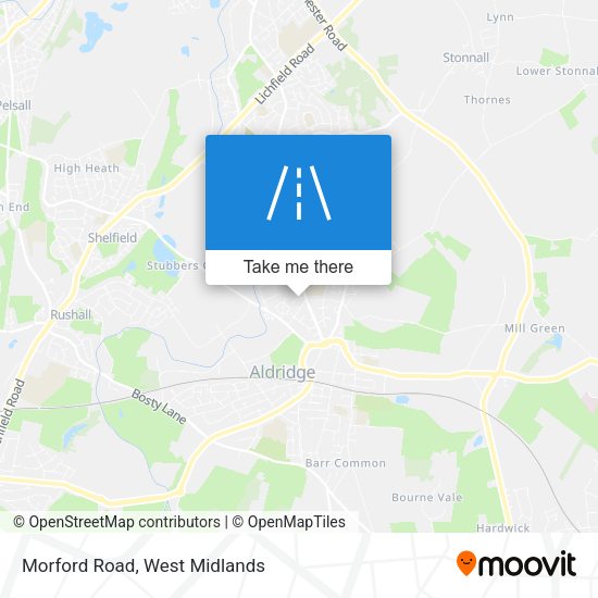Morford Road map
