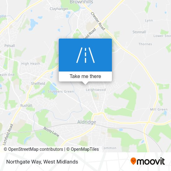 Northgate Way map