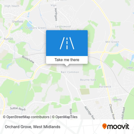 Orchard Grove map