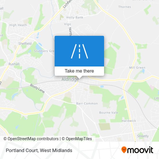 Portland Court map