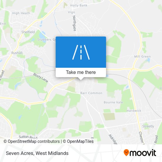 Seven Acres map