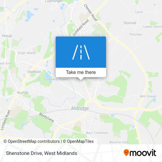 Shenstone Drive map