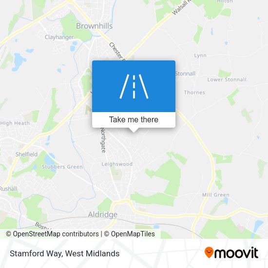 Stamford Way map