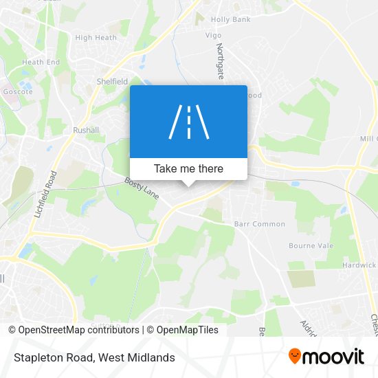 Stapleton Road map