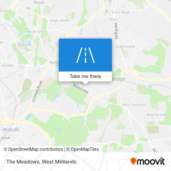 The Meadows map