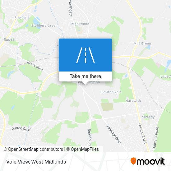 Vale View map