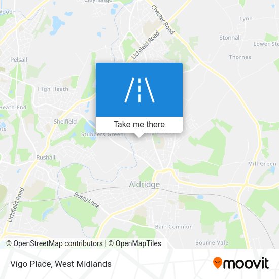 Vigo Place map