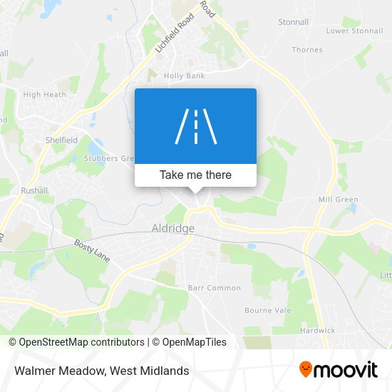 Walmer Meadow map