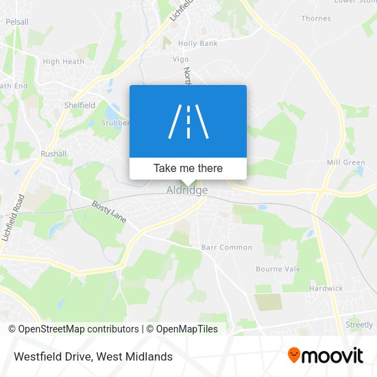 Westfield Drive map