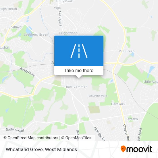 Wheatland Grove map