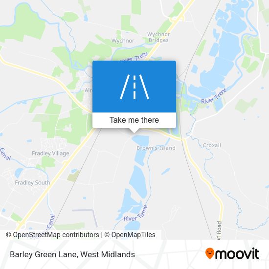 Barley Green Lane map