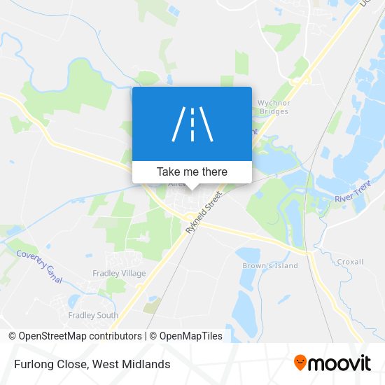 Furlong Close map