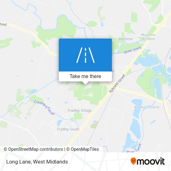 Long Lane map