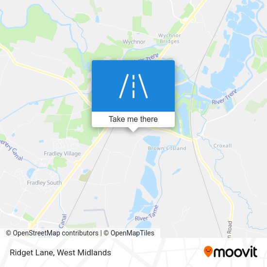 Ridget Lane map