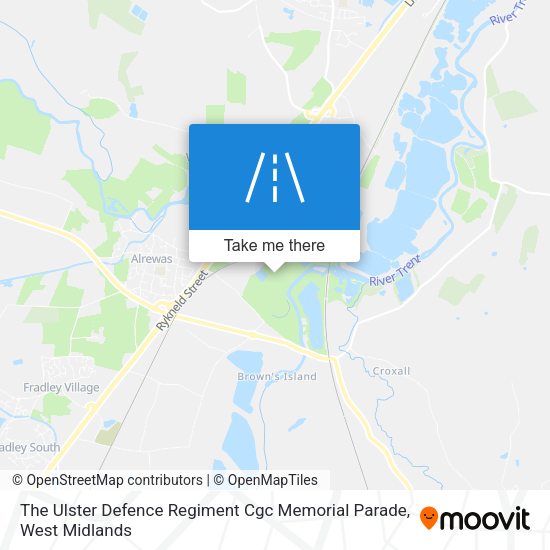 The Ulster Defence Regiment Cgc Memorial Parade map
