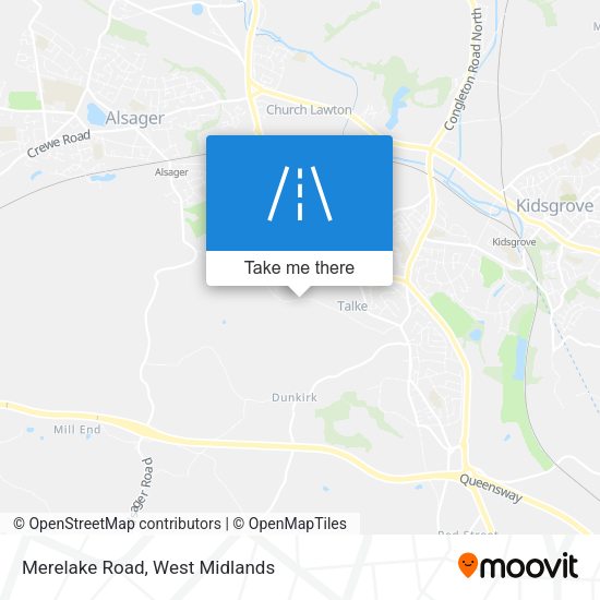 Merelake Road map