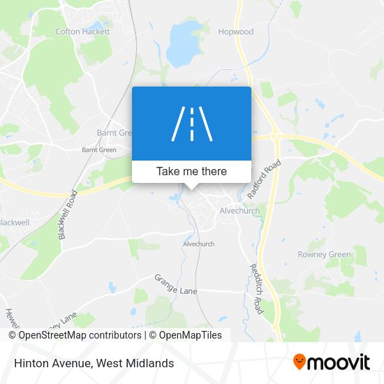 Hinton Avenue map