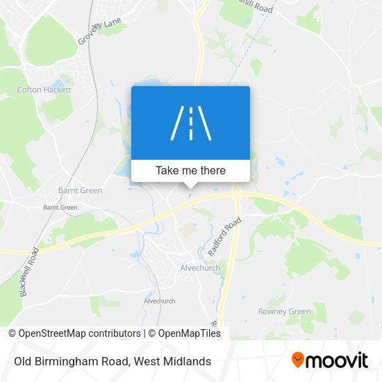 Old Birmingham Road map