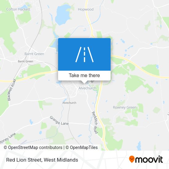 Red Lion Street map
