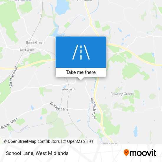 School Lane map