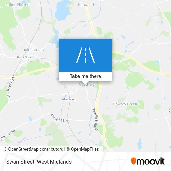 Swan Street map