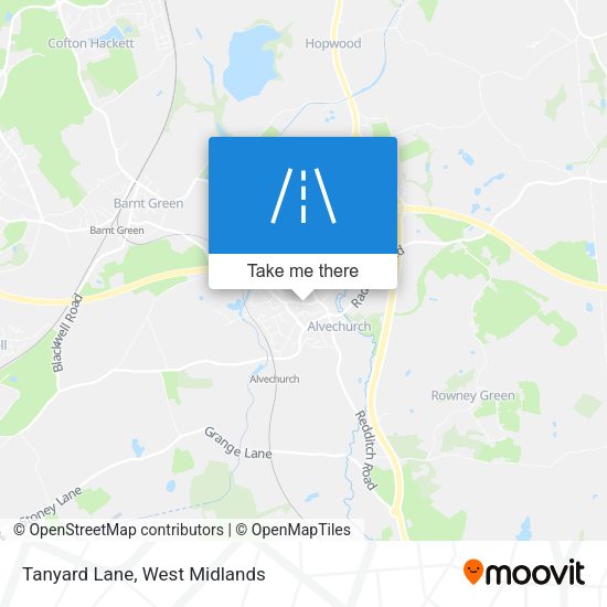 Tanyard Lane map
