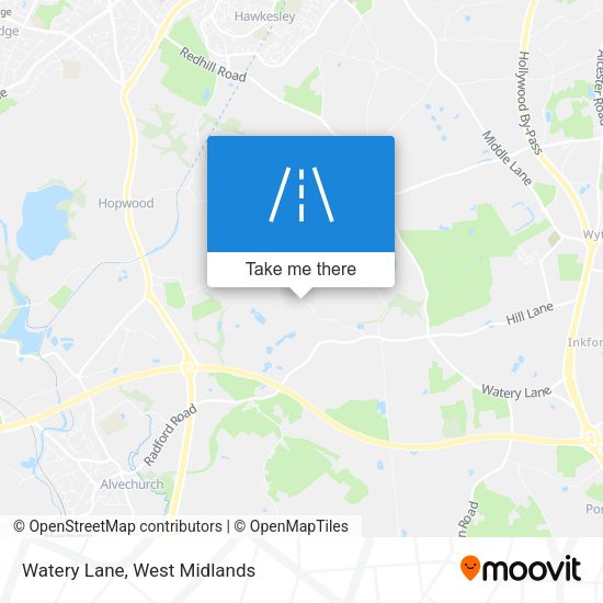 Watery Lane map