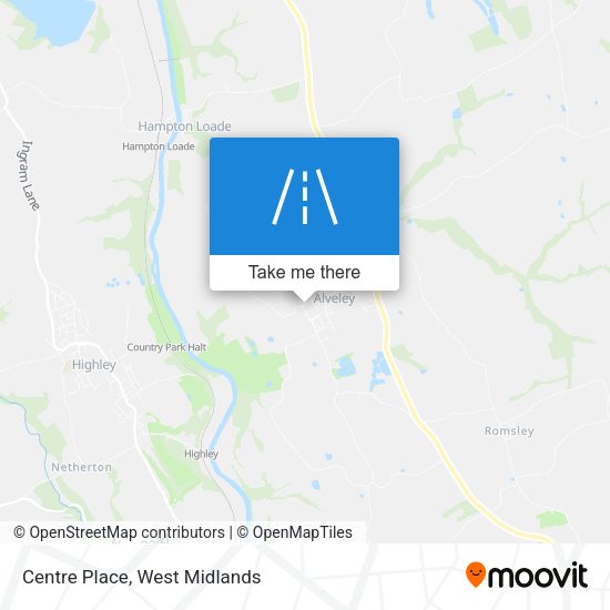 Centre Place map