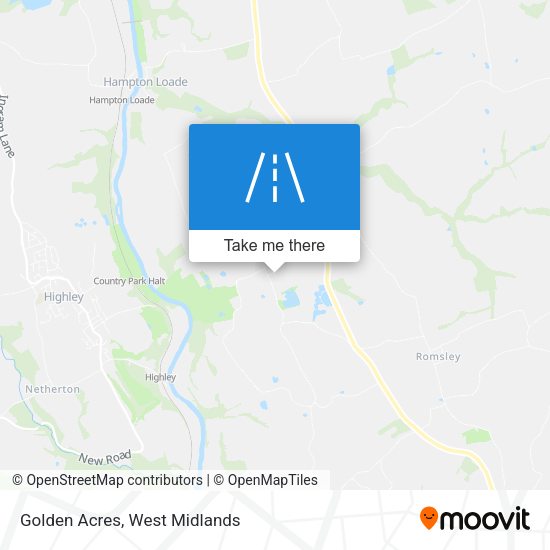 Golden Acres map