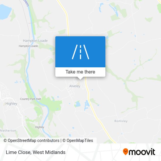 Lime Close map