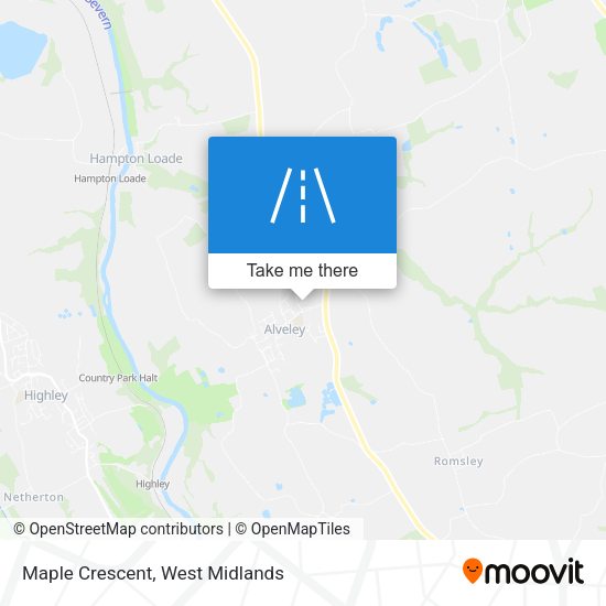 Maple Crescent map