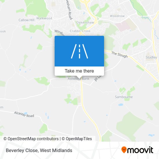 Beverley Close map