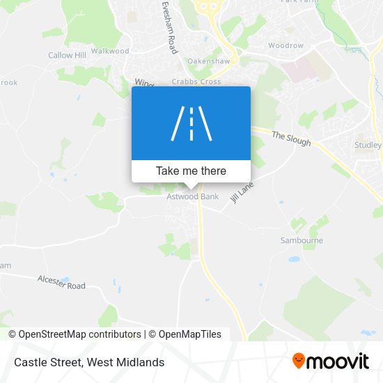 Castle Street map
