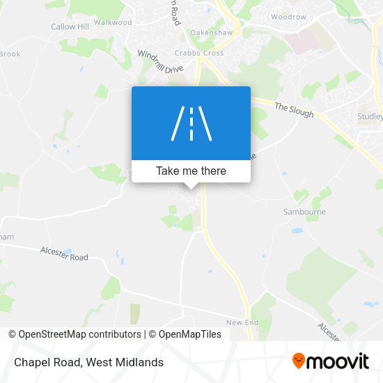 Chapel Road map