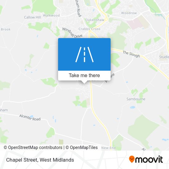 Chapel Street map