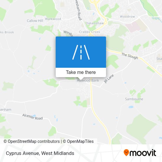 Cyprus Avenue map
