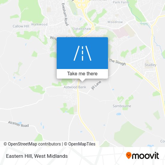 Eastern Hill map
