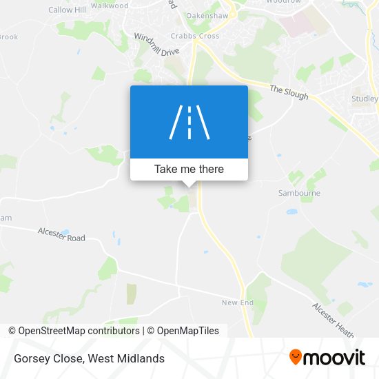 Gorsey Close map