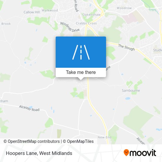 Hoopers Lane map