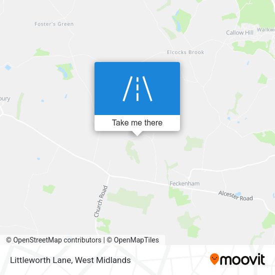 Littleworth Lane map