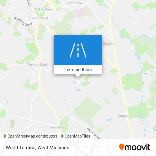 Wood Terrace map