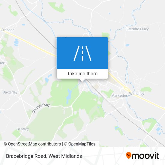 Bracebridge Road map