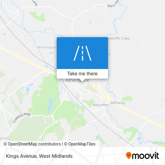 Kings Avenue map