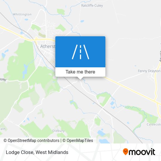 Lodge Close map