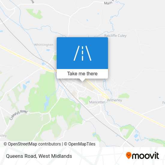 Queens Road map