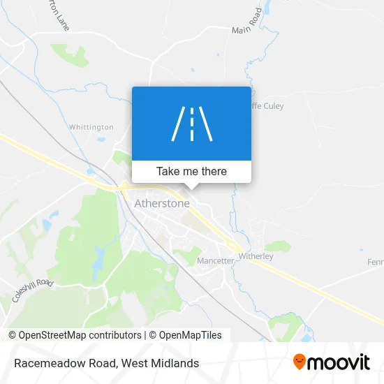 Racemeadow Road map